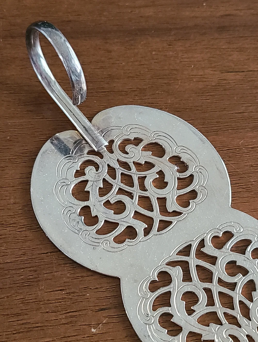 Vintage Cake or Petits Fours Finger Loop Server